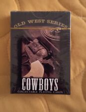 Old West Series COWBOYS Poker Style Playing Cards 52 Unique Color Images NEW picture