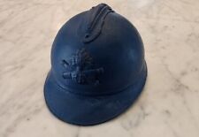 WW1 French Adrian Artillery M15 Helmet With Strap picture