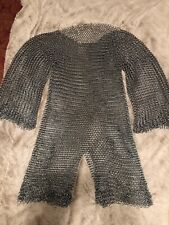 Stainless Steel Large Chainmail Shirt/Tunic -14 Gauge - Heavy And Undamaged picture