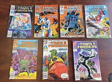Lot of 7 -1987 The Transformers More Than Meets the Eye Marvel Comics 24-30 picture