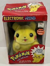 Pikachu Pokemon Plush Electronic Animated I Choose You Stuffed Doll W/ Box Read picture