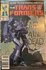 TRANSFORMERS #5 1985) VARIANT (Marvel Comic great condition used picture