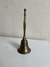 Vintage Solid Brass Indian Meditation Bell 6in. Dinner, Service, Hotel picture