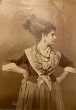 NAPOLI - NAPLES - Traditional Costume - circa 1870 - Albumin Print picture