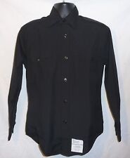 Black Shirt US Navy Dress Blues High Military Quality 19x38 Big & Tall picture