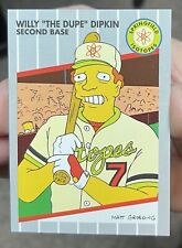 1994 Simpsons Series II Willy “The Dupe” Dipkin Skybox B1 Promo Card “Fish Face” picture
