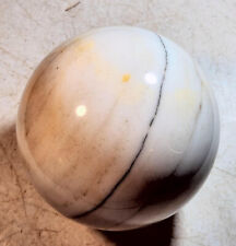 Aguila White Marble 152mm Large Sphere for Collection or Home Decor or Gift 5254 picture