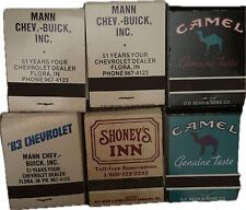 Vintage Pier House, Shoney’s,  Chevrolet,& Camel Matchboxes picture