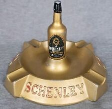 Vintage Schenley Reserve Blended Whiskey Advertising Ashtray Rooster Gold picture
