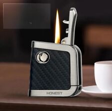 HONEST Retro Kerosene Lighter Windproof Personalized Ultra Thin Creative One Cli picture