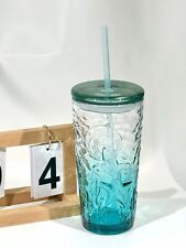 New 2023 China Starbucks Anniversary Ocean Siren Relief  21oz Glass Straw Cup picture