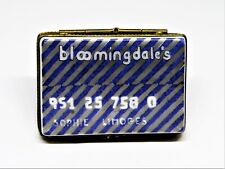 LIMOGES FRANCE BOX - BLOOMINGDALE'S DEPARTMENT STORE CREDIT CARD - NEW YORK CITY picture
