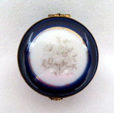 Vintage Pastaud Limoges France Porcelain Trinket Box picture
