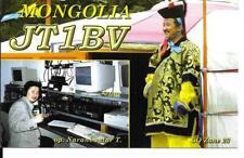 QSL  2011 JT1BV  Mongolia    radio card    picture