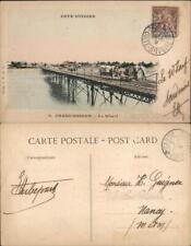 Ivory Coast Grand-Bassam Le Wharf Philatelic COF Postcard Vintage Post Card picture