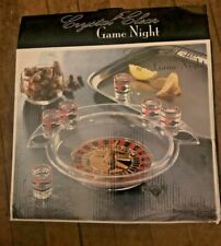 xx   Crystal Clear Game Night Shot Glass Roulette new in box ( Christmas Gift ) picture