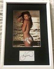 Danica Patrick autograph framed Sports Illustrated SI Swimsuit topless photo JSA picture
