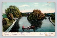 Postcard Elm Park in Worcester Massachusetts MA, Antique M7 picture