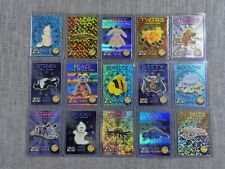 TY Beanie Babies 1999 Wildcards Complete Set Of 15 Trading Cards Silver  picture