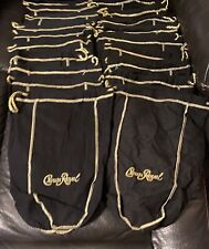 (20) Crown Royal 12” Black  Bags  Less Than $4 Per Bag Plus  picture