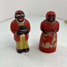 Vintage Plastic Country Gent and Madam Shaker Set (no Corks) picture