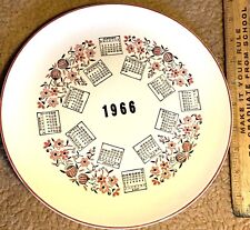 Vintage 1966 Ceramic Calender Plate (PL423) picture