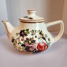 Vintage Floral Teapot, Porcelain Made In Japan picture