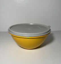 Vintage Tupperware Small Orange Mixing Bowl  WITH LID picture