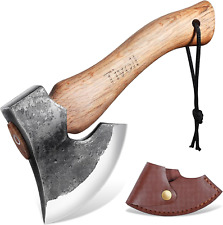 9-Inch Small Hatchet Camping Axe Small Bushcraft Axe Chopping Wood Survival Axes picture