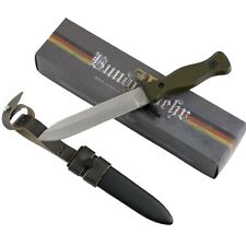 Bundeswehr German Field Army Combat Fixed Blade Knife OD Green Military picture