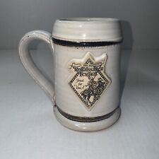 Vintage 1988 Minnesota Renaissance Festival Joust Unicorn Horse Handmade Cup Mug picture