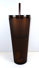 Starbucks Pike Place Soft Touch Amber Siren Tumbler 24 oz Seattle 1st Store New picture