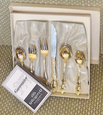 NEW 1881 Rogers Gold Electroplate by Oneida LTD Flatware Set 6 Pc Setting picture