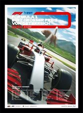 2021 Formula 1 F1 Austrian Grand Prix Limited Edition Poster Red Bull Ring picture