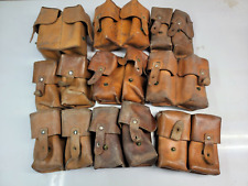 1 SKS Leather Dual Cell Ammo Pouch Yugo Zastava Yugoslavia Military picture