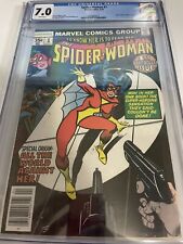 SPIDER-WOMAN #1 CGC 7.0 WHITE PAGES - Jessica Drew NEW ORIGIN New Mask Man KEY picture