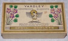 Antique Yardley Eng. Compressed Blossom April Violets Tablets Cardboard Box Only picture