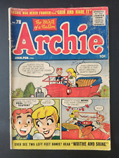Archie Comics 78 1956 Sexual Innuendo Clutch cover, low grade picture