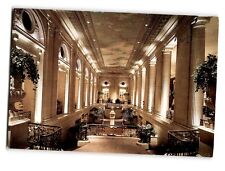 Chicago Hilton Towers The Great Hall Interior 1986 - Vintage Chrome Postcard picture