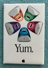 Vintage 1999 Apple iMac Yum Button Pin picture