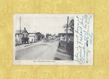 CT Plantsville 1907 rare udb postcard SHOPS AND OLD HOMES CONN to Dorchester CTR picture
