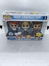 FunKo POP Ad Icons Rice Krispies Snap Crackle Pop 3-Pack Shop Exclusive picture