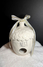 Rae Dunn Ceramic Nest Birdhouse Acorn Style 7” High picture