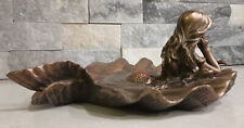 Art Nouveau Mermaid Tray Collectible Figurine Statue Sculpture for Jewelry, Soap picture