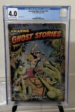 Amazing Ghost Stories #14 4.0 CGC  1954 St John  Publication Matt Baker Cover picture