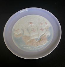 Lladro 5964 THE GREAT VOYAGE Columbus New World Discovery Mini Plate - 4 INCH picture