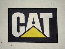 Large 5x7 CAT Caterpillar Embroidered Patch, sew on picture
