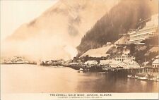 RPPC Juneau Alaska Shoreline View at Treadwell Gold Mine Mining Scene 1920s picture