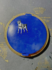 Fabulous Rare Vintage Boston Terrier French Bulldog Coro-Pak Powder Compact picture