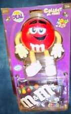 Vintage Red M&M Y2K 2000 Melinial Collectable Fun Deal  Bendy Toy New/Unopened picture